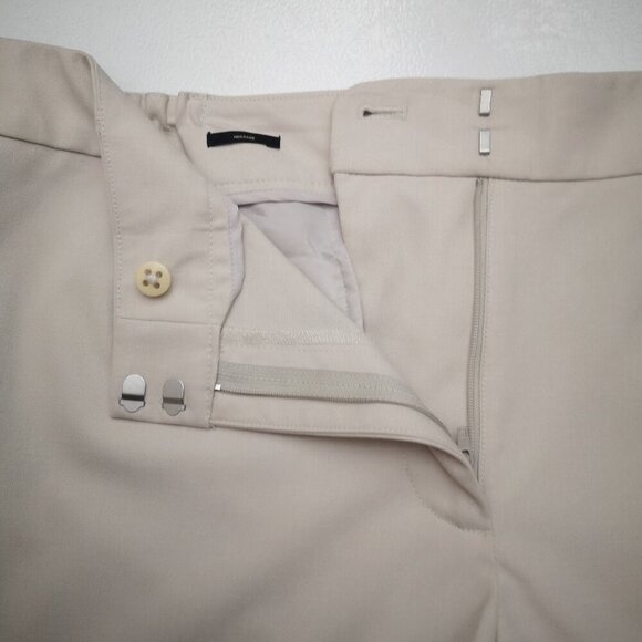 Talbots Heritage Ladies Cream Lightweight Zipper & 2 Clasp Closure Pants - Picture 7 of 11